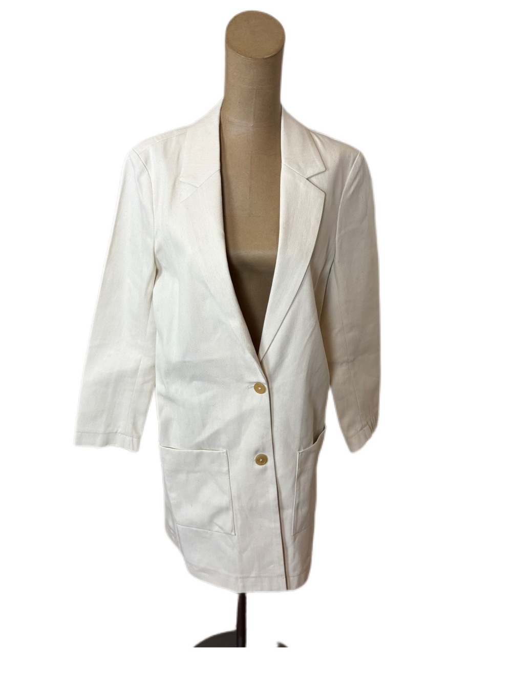 Serrano Beige Denim Blazer Women’s Size Small
